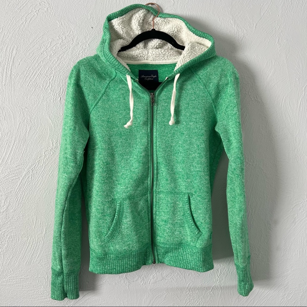 American Eagle Full Zip Sweater